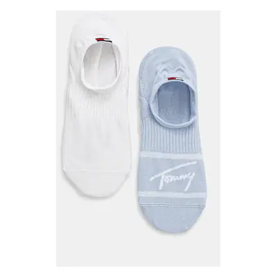 Ponožky Tommy Jeans 2-pack modrá barva, 701232733