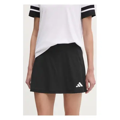 Sportovní sukně adidas Performance Optime černá barva, mini, JG6172