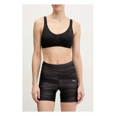 Běžecké šortky Puma Velocity černá barva, high waist, 526872