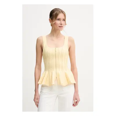 Top Elisabetta Franchi zelená barva, MK49B51E2