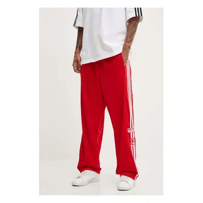 Tepláky adidas Originals červená barva, s aplikací, IY9924