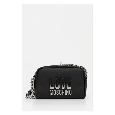 Kabelka Love Moschino černá barva, JC4255PP0MKD000B