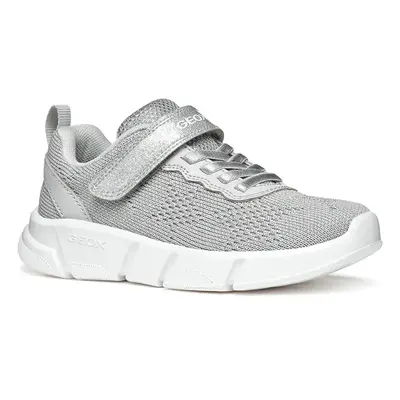 Dětské sneakers boty Geox ARIL stříbrná barva, J55DLB.07QBC