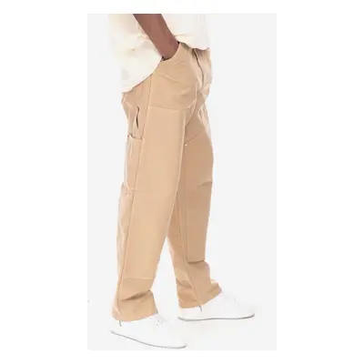 Bavlněné kalhoty Stan Ray Double Knee Pant SS23026KHA béžová barva, jednoduché