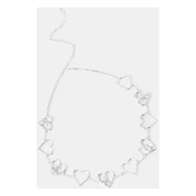 Pásek Juicy Couture DEBRA BELLY CHAIN dámský, stříbrná barva, JCJBC124024