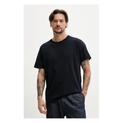 Bavlněné tričko Superdry tmavomodrá barva, M1012208A-JVH