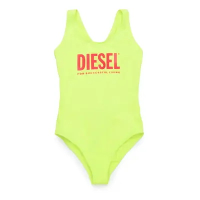 Jednodílné dětské plavky Diesel MIATIS SWIMSUIT zelená barva, J02296