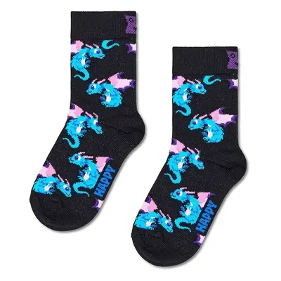 Dětské ponožky Happy Socks Kids Anime Dragon Sock tmavomodrá barva, P001446