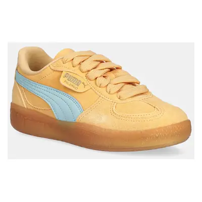 Semišové sneakers boty Puma Palermo Moda Xtra Gum Wns oranžová barva, 400323