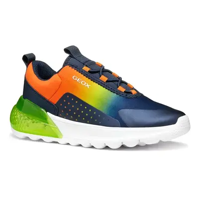 Dětské sneakers boty Geox ACTIVART ILLUMINUS zelená barva, J45LYA.02A9J