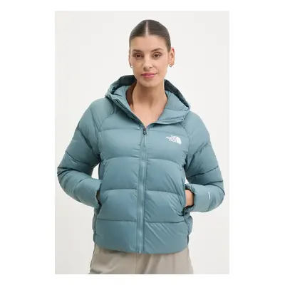 Péřová bunda The North Face Hyalite modrá barva, zimní, NF0A3Y4R4221