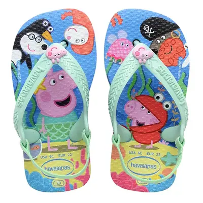 Dětské žabky Havaianas BABY PEPPA PIG modrá barva, 4145980