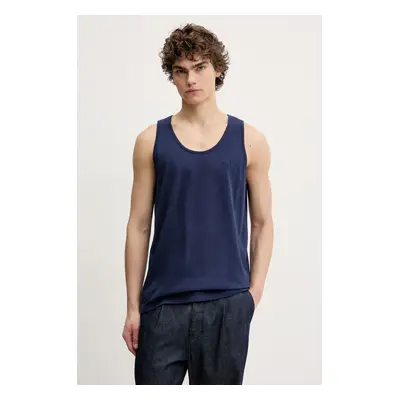 Bavlněné tričko Levi's HOUSEMARK TANK tmavomodrá barva, A7256