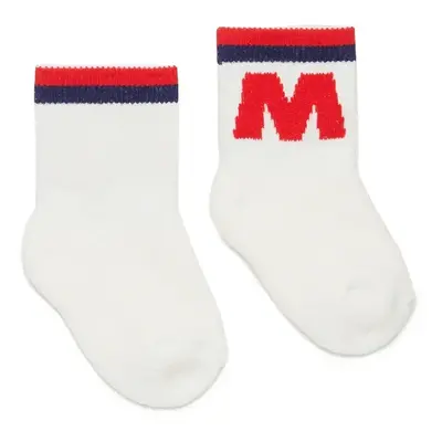 Dětské ponožky Marni MZ35B SOCKS bílá barva, M01468