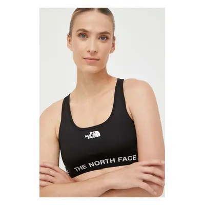 Sportovní podprsenka The North Face Tech černá barva