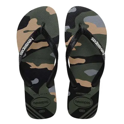 Žabky Havaianas TOP pánské, zelená barva, 4141398.6132