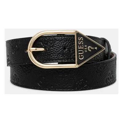 Pásek Guess CRESIDIA dámský, černá barva, BW9223 P5235