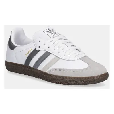 Sneakers boty adidas Originals SAMBA OG šedá barva, JP7022