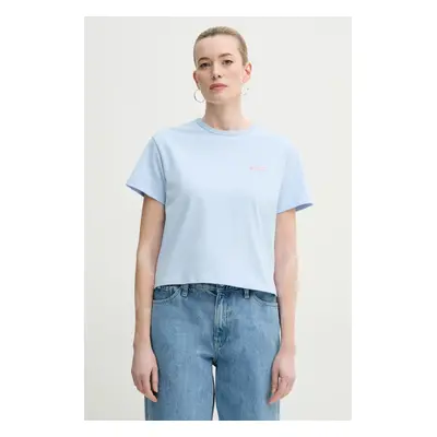 Bavlněné tričko A.P.C. t-shirt boxy petit vpc oranžová barva, COHBQ.F26390