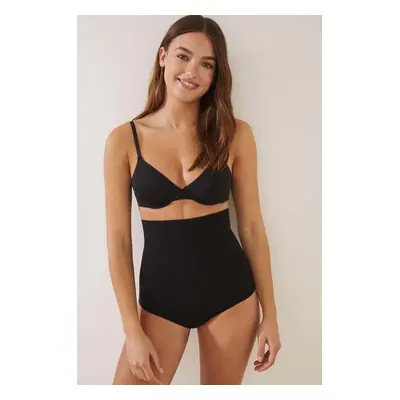 Tvarující kalhotky women'secret SHAPEWEAR MICRO THERMO-REGULATING černá barva, 5182781