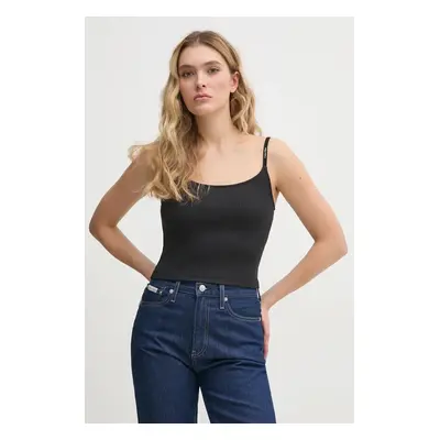 Top Calvin Klein Jeans černá barva, J20J225312