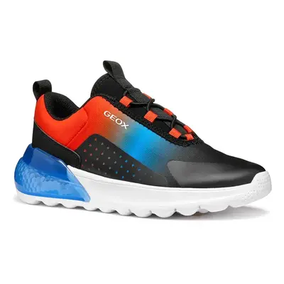 Dětské sneakers boty Geox ACTIVART ILLUMINUS černá barva, J45LYA.02A9J