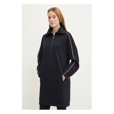 Šaty Max Mara Leisure tmavomodrá barva, mini, 2426626048600