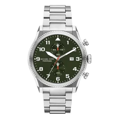 Hodinky Michael Kors PANORAMA stříbrná barva, MK9196