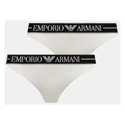 Kalhotky Emporio Armani Underwear 2-pack béžová barva, EW000403 AF10881