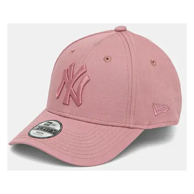 Dětská bavlněná kšiltovka New Era NEW YORK YANKEES růžová barva, 60595470