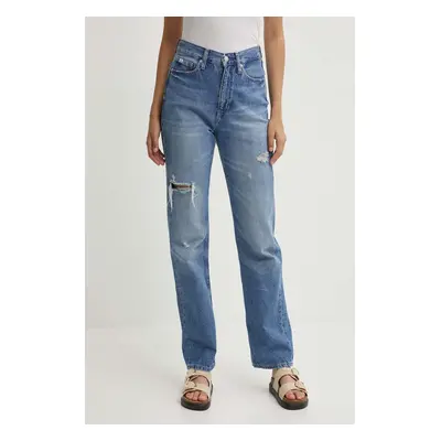 Džíny Calvin Klein Jeans dámské, high waist, J20J223888