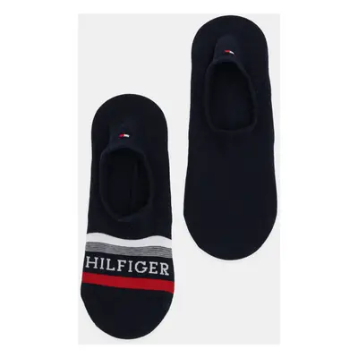 Ponožky Tommy Hilfiger 2-pack pánské, tmavomodrá barva, 701232938