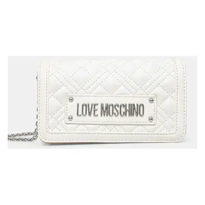 Psaníčko Love Moschino bílá barva, JC5681PP0MLA0100