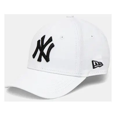 Dětská bavlněná kšiltovka New Era NEW YORK YANKEES bílá barva, s aplikací, 12745556