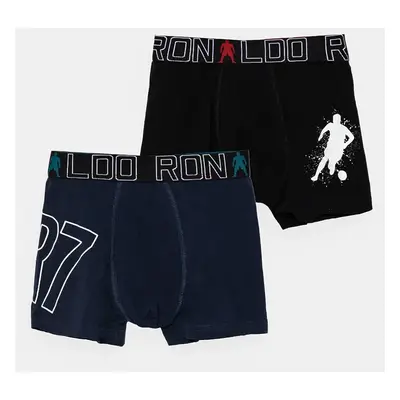 Dětské boxerky CR7 Cristiano Ronaldo 2-pack tmavomodrá barva, 8400.51.2543