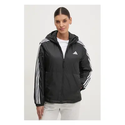 Bunda adidas Essential černá barva, přechodná, JD1025