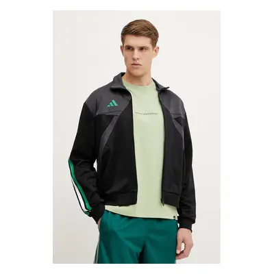 Mikina adidas Tiro pánská, černá barva, s aplikací, JC8038