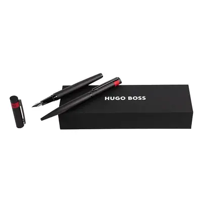 Sada plnicího a kuličkového pera Hugo Boss Set Loop Diamond