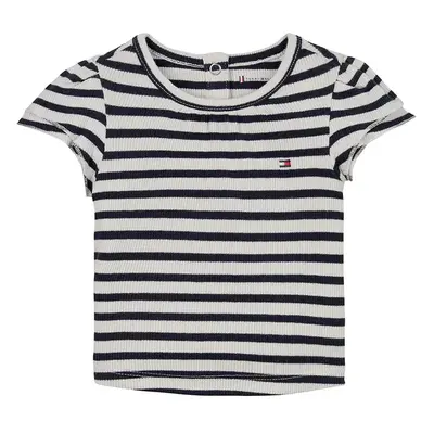 Kojenecké tričko Tommy Hilfiger tmavomodrá barva, KN0KN02032