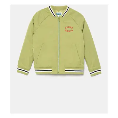 Dětská bomber bunda Kenzo Kids zelená barva, K61171