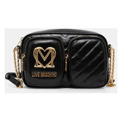 Kabelka Love Moschino černá barva, JC4319PP0L