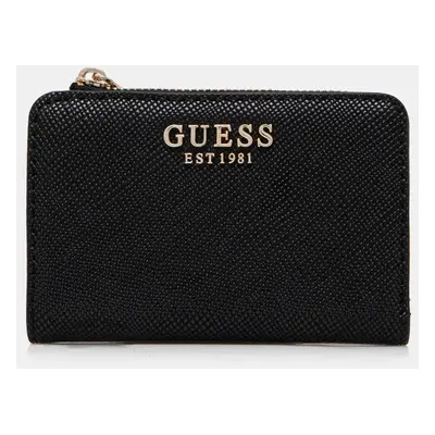 Peněženka Guess LAUREL černá barva, SWZG85 00156