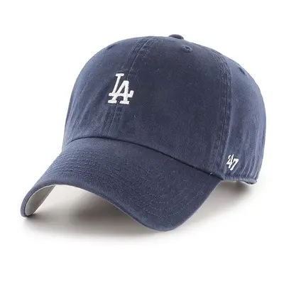 Čepice 47brand MLB Los Angeles Dodgers tmavomodrá barva, s aplikací, B-BSRNR12GWS-NYC