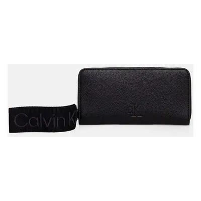 Peněženka Calvin Klein Jeans černá barva, K60K612749