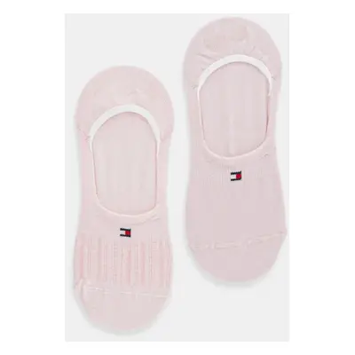 Ponožky Tommy Hilfiger 2-pack dámské, růžová barva, 701232981