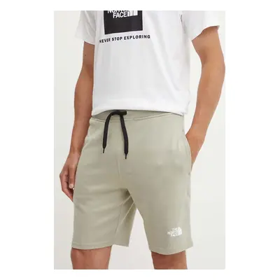 Bavlněné šortky The North Face Graphic Short Light šedá barva, NF0A3S4F1I41