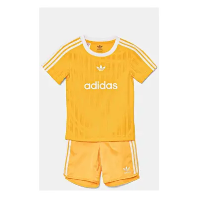 Kojenecká sada adidas Originals oranžová barva, JC6589