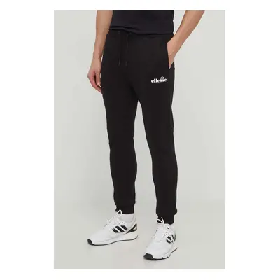 Tepláky Ellesse Cravo Jog Pant černá barva, s potiskem, SHP16465