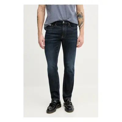 Džíny Calvin Klein Jeans pánské, tmavomodrá barva, LV04RB740G