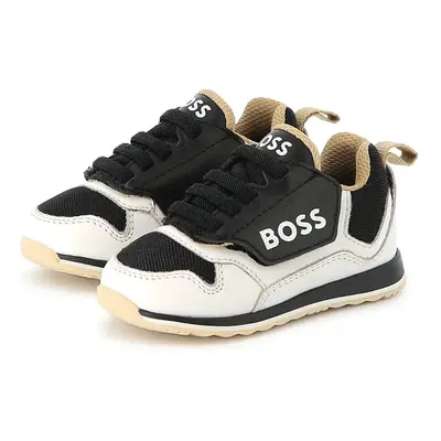 Dětské sneakers boty BOSS černá barva, J52166